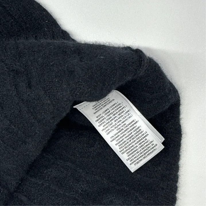 Polo Ralph Lauren Polo Ralph Lauren Men's Black Cable Knit Wool Sweater Size US S / EU 44-46 / 1 - 3 Thumbnail