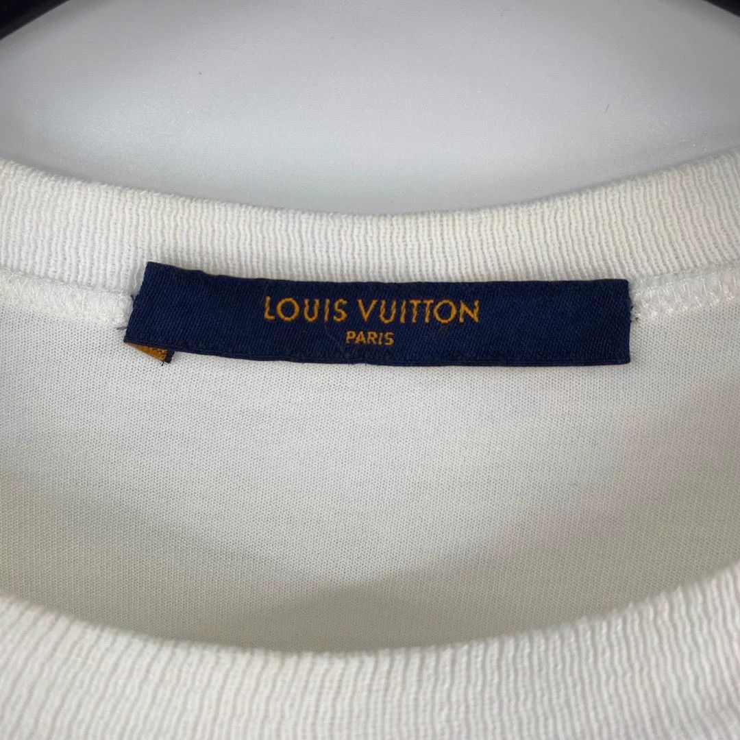 Louis Vuitton Louis Vuitton White T-Shirt M Men Size US M / EU 48-50 / 2 - 3 Thumbnail