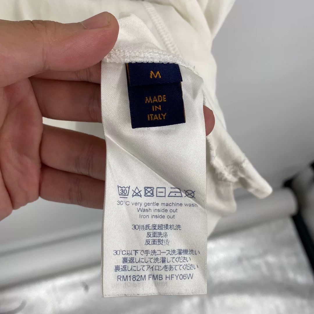 Louis Vuitton Louis Vuitton White T-Shirt M Men Size US M / EU 48-50 / 2 - 4 Thumbnail