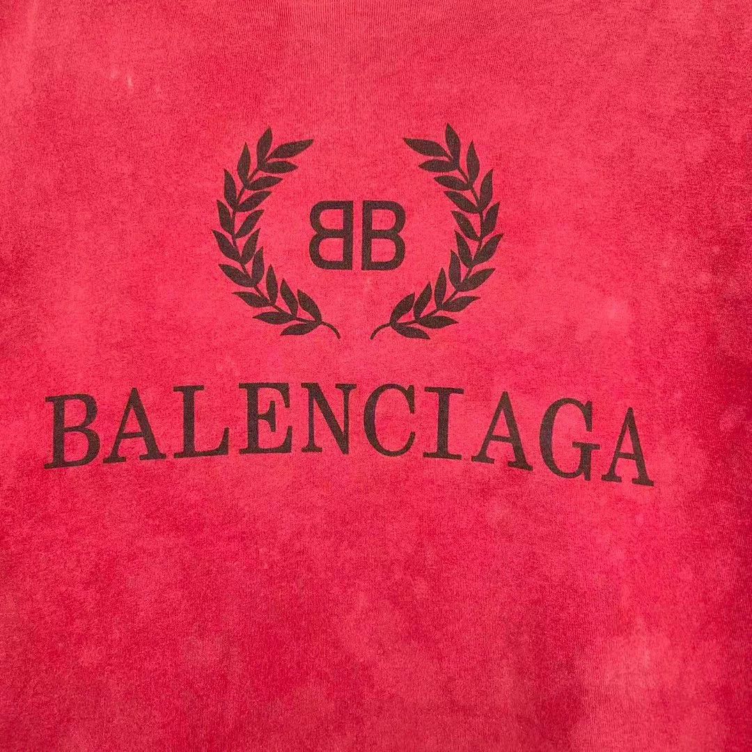 Balenciaga Balenciaga Red T-Shirt S Men Size US S / EU 44-46 / 1 - 5 Thumbnail