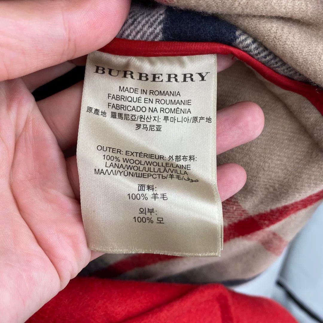 Burberry Burberry Red Heavy Coat 4 Men Size US XS / EU 42 / 0 - 4 Thumbnail