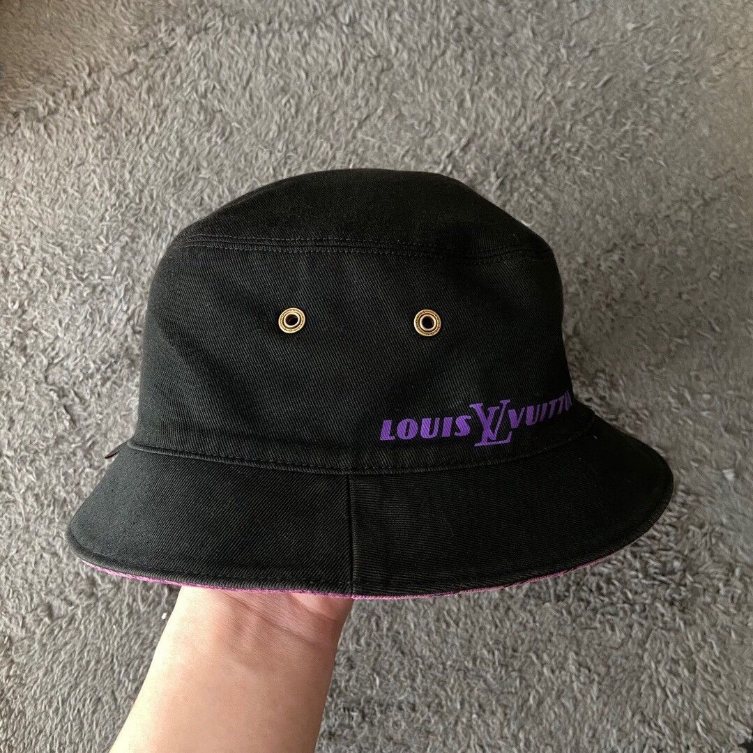 Louis Vuitton Louis Vuitton Purple Hat 36 Men Size ONE SIZE - 4 Thumbnail