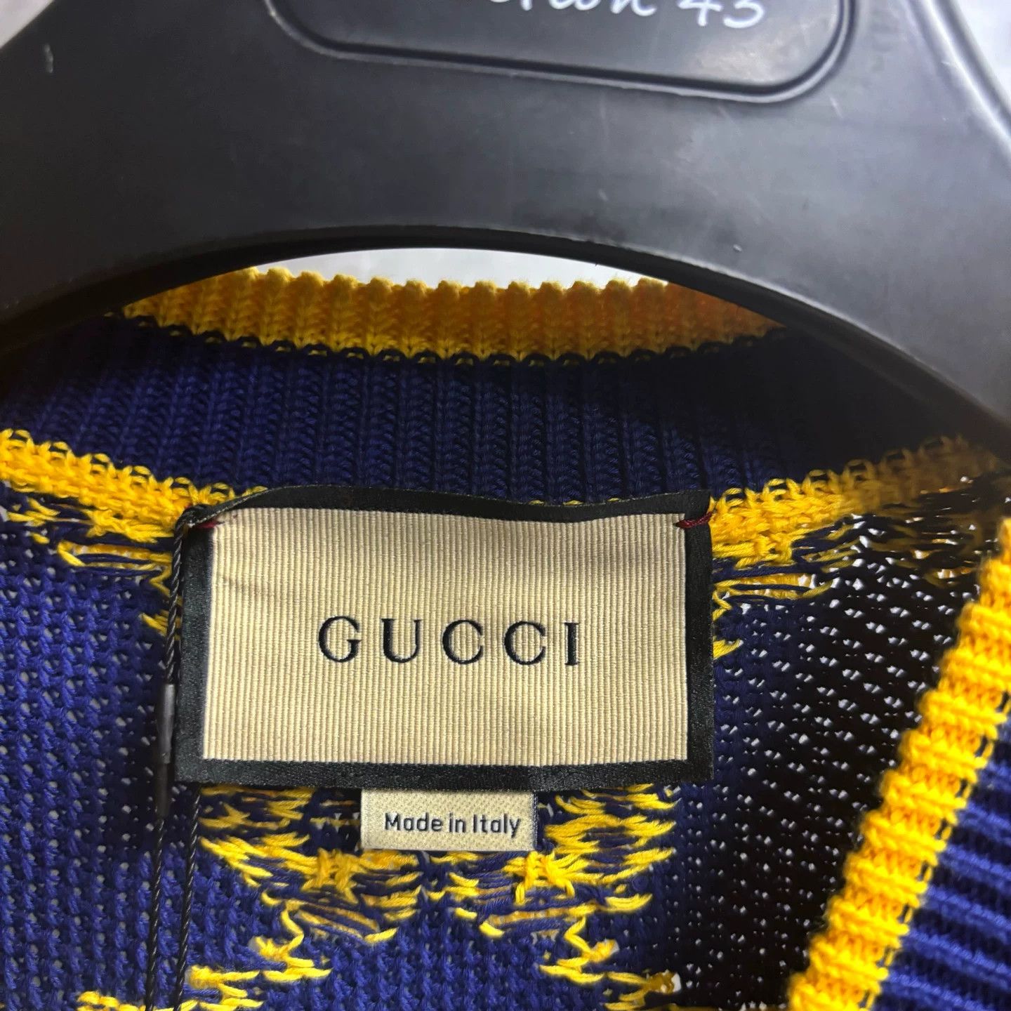 Gucci Gucci Retro Graphic Blue T-Shirt XS Women Size XS / US 0-2 / IT 36-38 - 2 Thumbnail