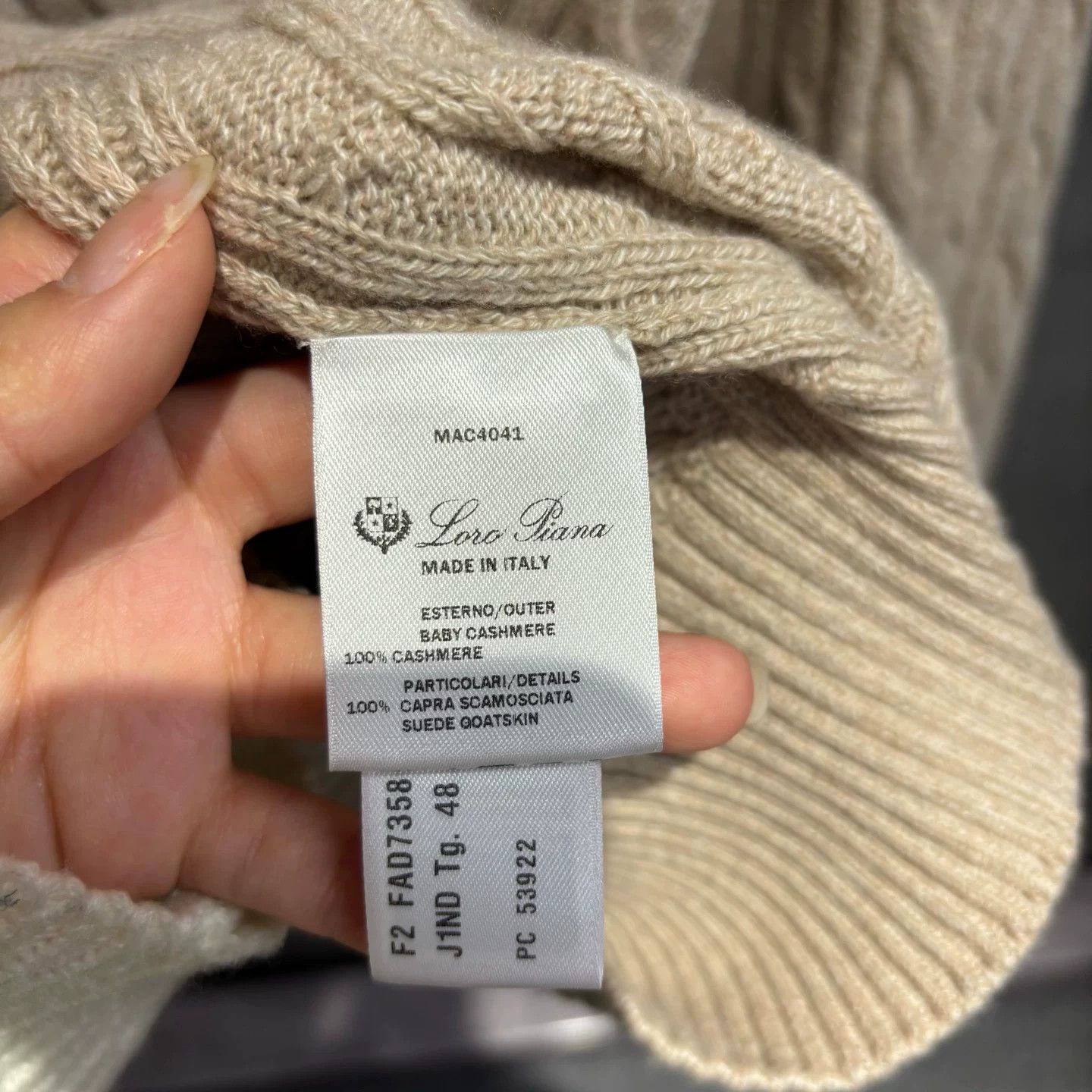Loro Piana Loro Piana Knit Dress 48 Women Size XL / US 12-14 / IT 48-50 - 2 Thumbnail
