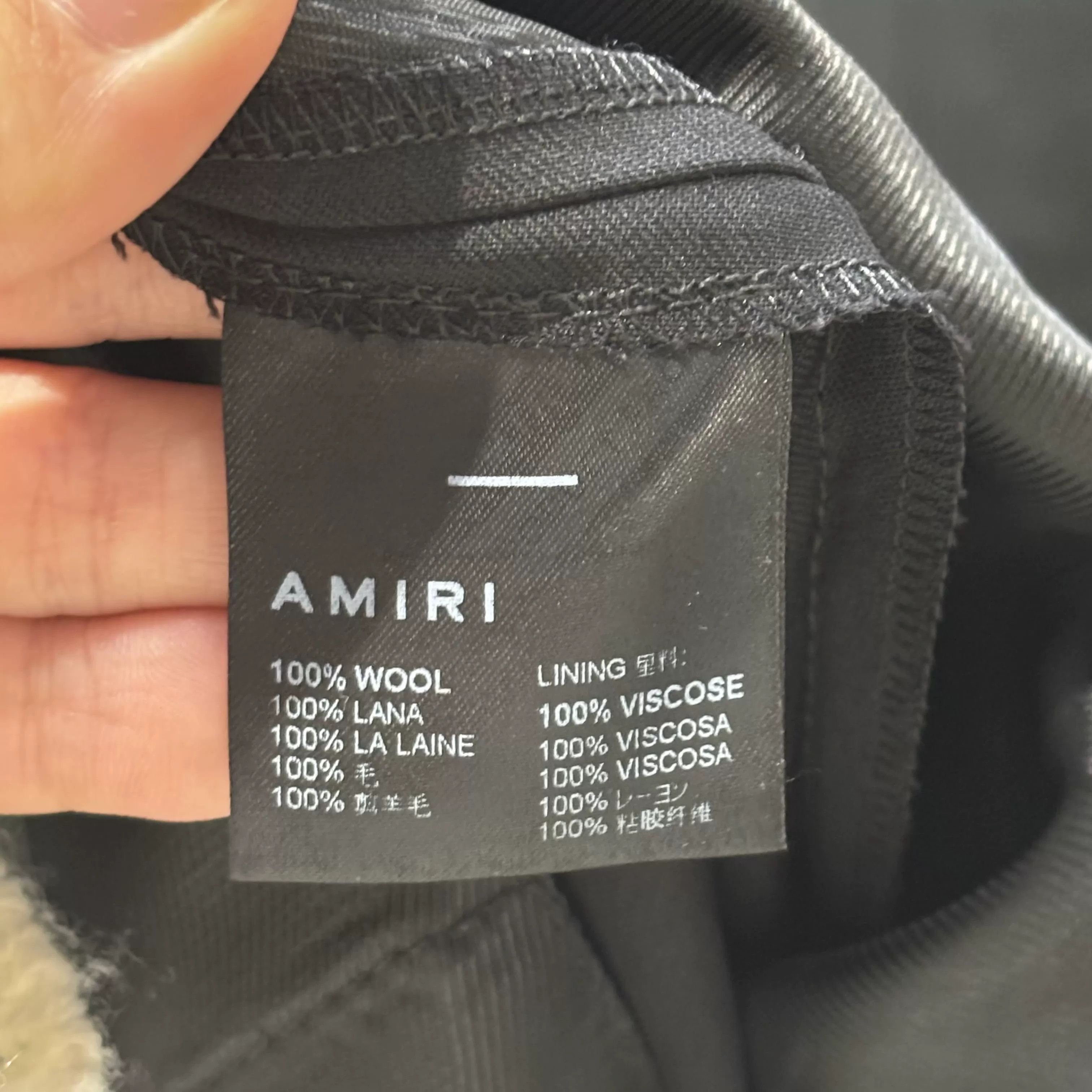 Amiri Amiri Casual Black Hoodie 44 Men Size US L / EU 52-54 / 3 - 5 Thumbnail