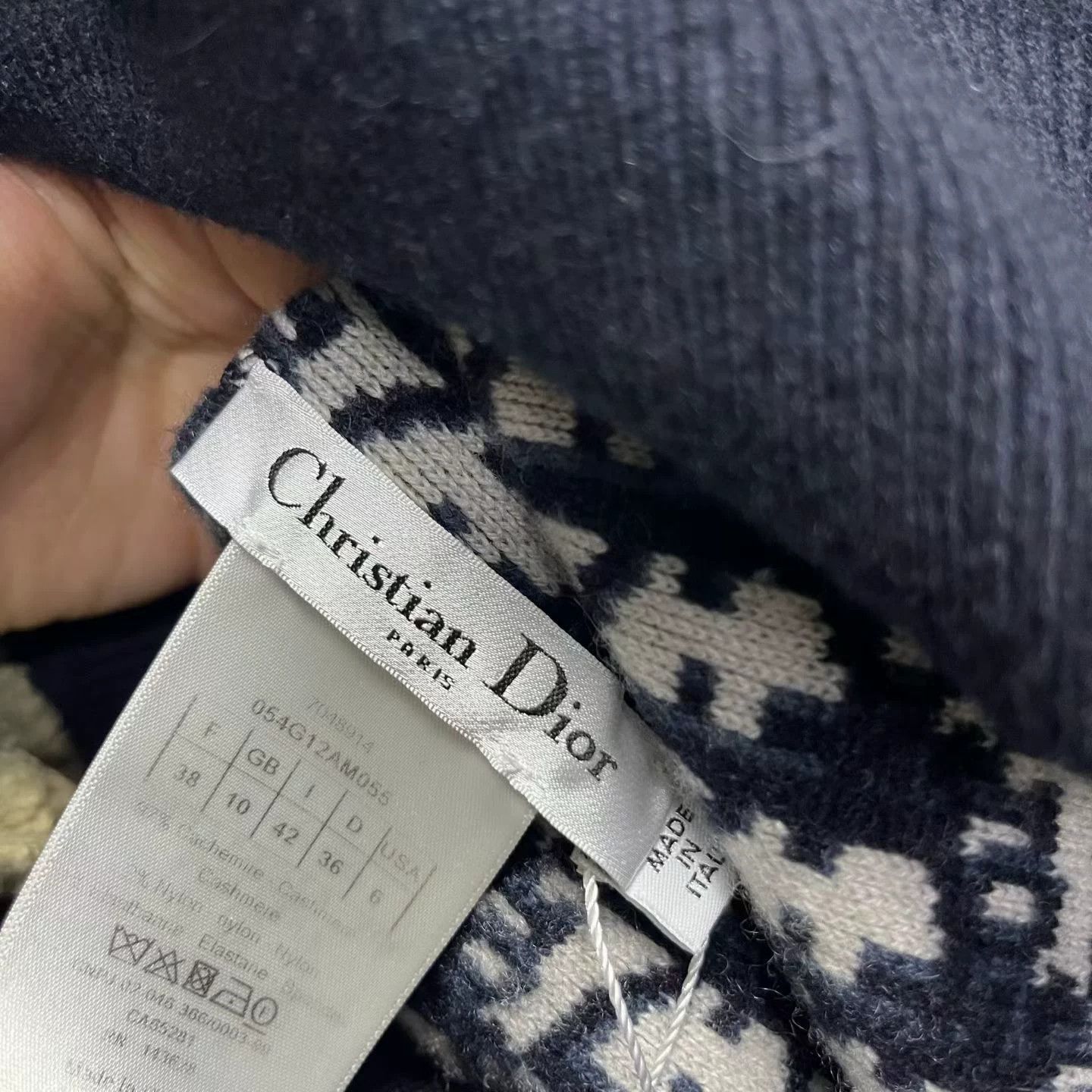 Dior Dior Blue Hoodie 38 Men Size US S / EU 44-46 / 1 - 3 Thumbnail