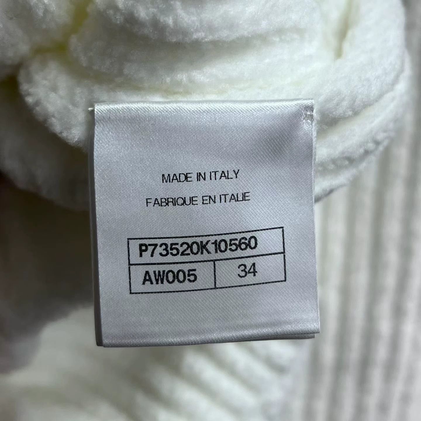 Chanel Chanel Knit White T-Shirt 34 Women Size XS / US 0-2 / IT 36-38 - 3 Thumbnail