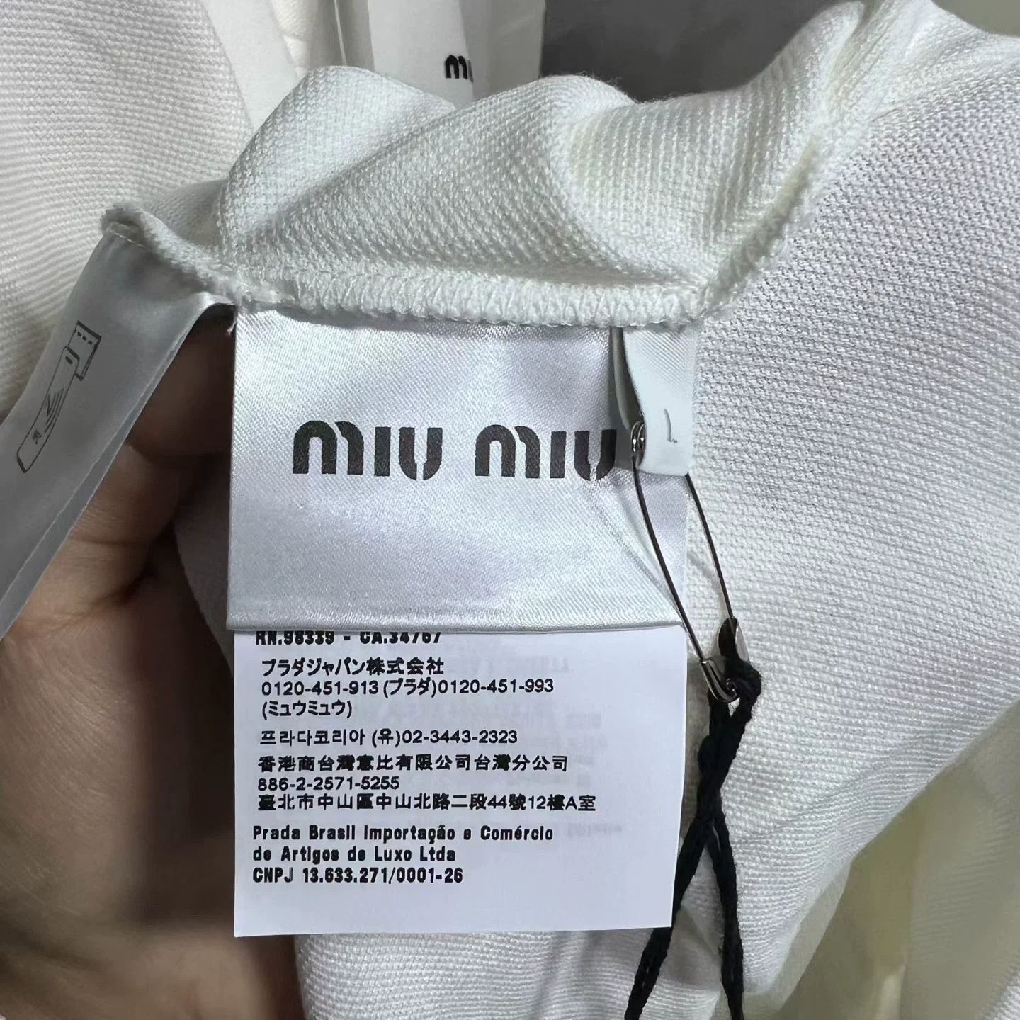 Miu Miu Miu Miu Retro Embroidered White Dress L Women Size L / US 10 / IT 46 - 4 Thumbnail