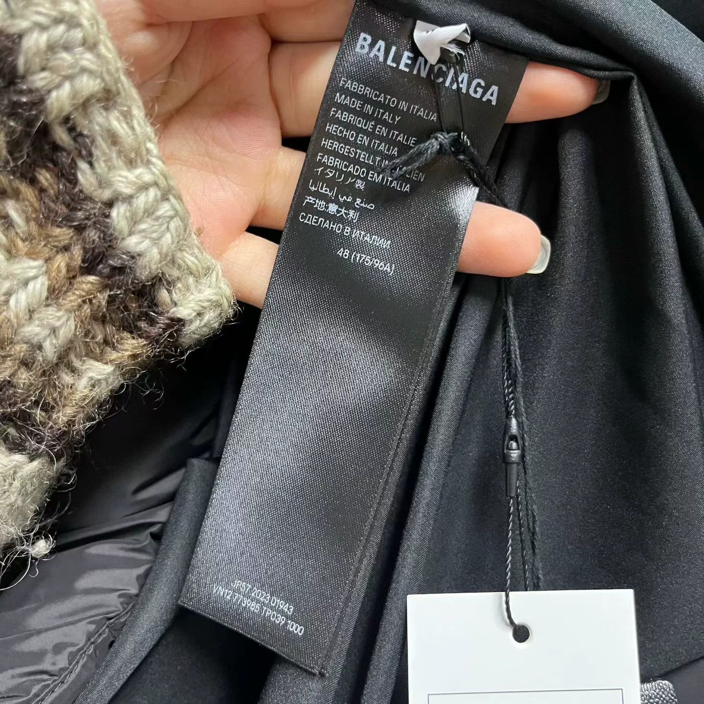 Balenciaga Balenciaga Retro Printed Black Dress 48 Women Size XL / US 12-14 / IT 48-50 - 3 Thumbnail