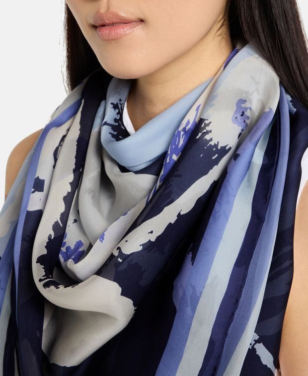 Elie Saab Silk square scarf Size ONE SIZE - 2 Thumbnail