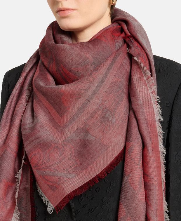 Elie Saab Silk-blend square scarf Size ONE SIZE - 2 Thumbnail