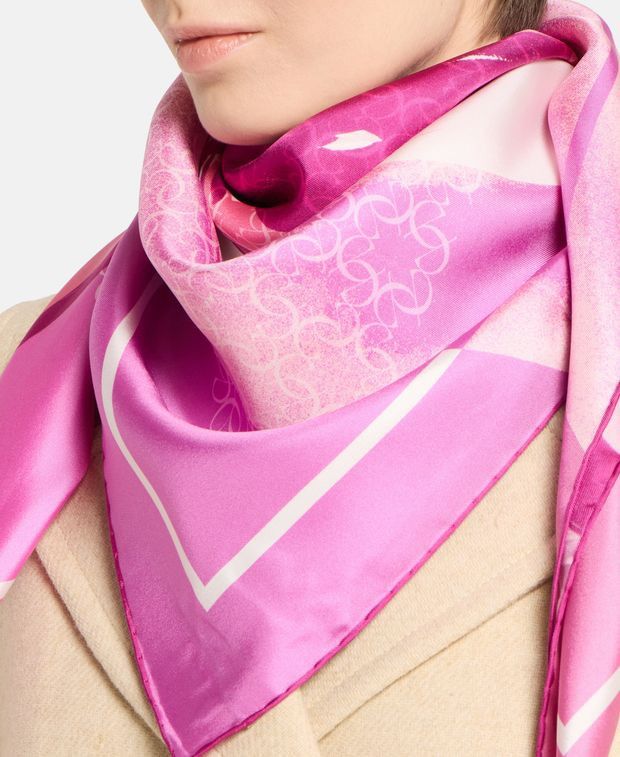 Elie Saab Silk square scarf Size ONE SIZE - 2 Thumbnail