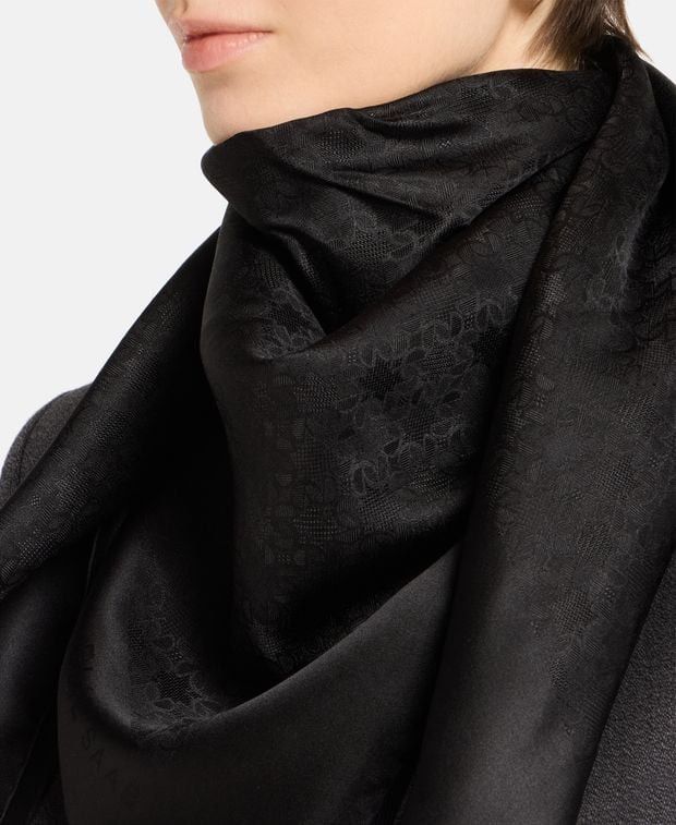 Elie Saab Silk square scarf Size ONE SIZE - 2 Thumbnail