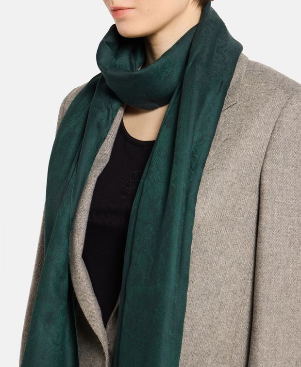 Elie Saab Silk-blend scarf Size ONE SIZE - 2 Thumbnail