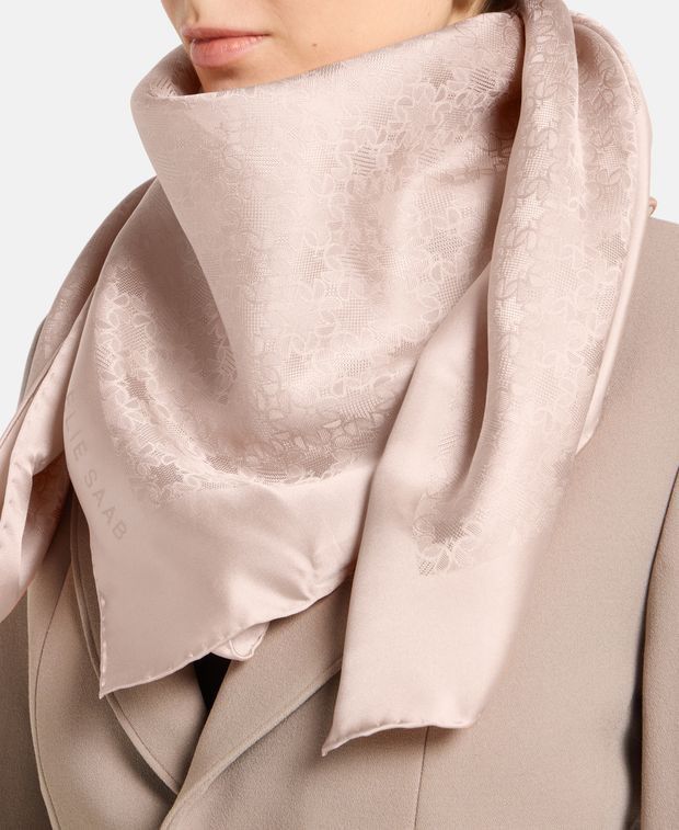 Elie Saab Silk square scarf Size ONE SIZE - 2 Thumbnail