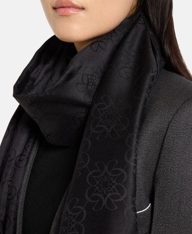 Elie Saab Silk-blend scarf Size ONE SIZE - 2 Thumbnail