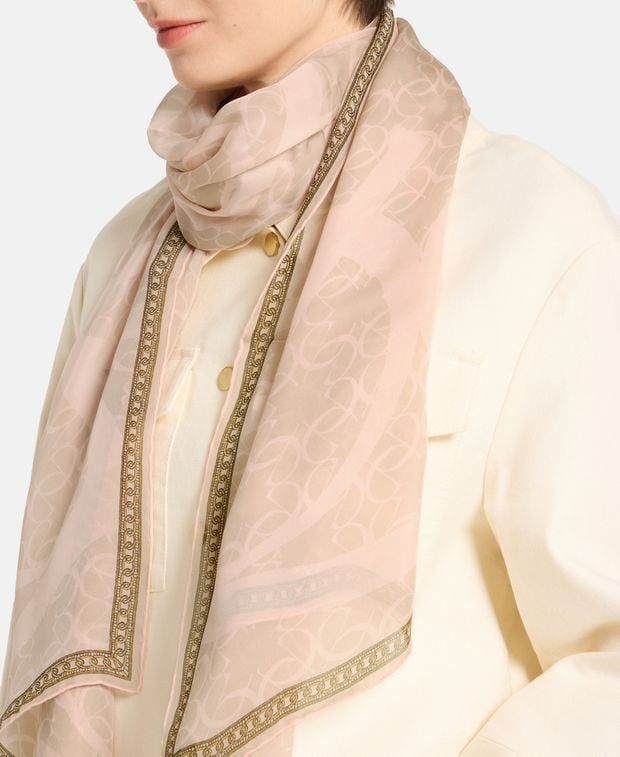 Elie Saab Silk scarf Size ONE SIZE - 2 Thumbnail