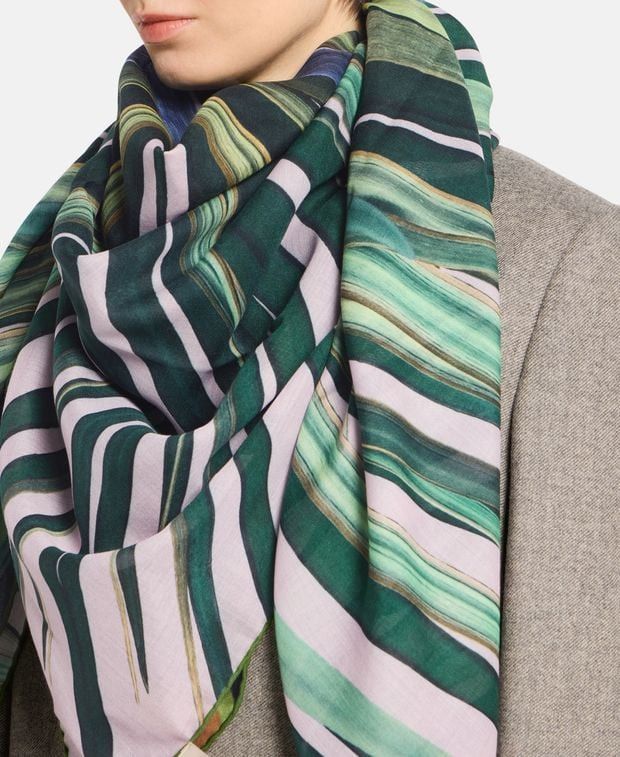 Elie Saab Silk-blend square scarf Size ONE SIZE - 2 Thumbnail