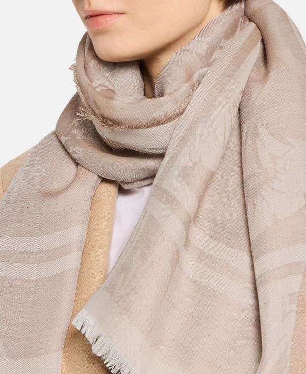 Elie Saab Silk-blend square scarf Size ONE SIZE - 2 Thumbnail