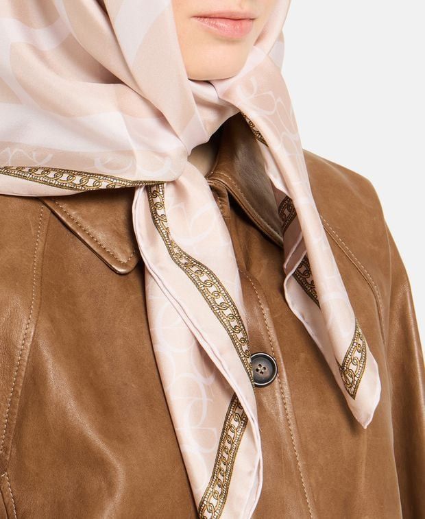 Elie Saab Silk square scarf Size ONE SIZE - 2 Thumbnail