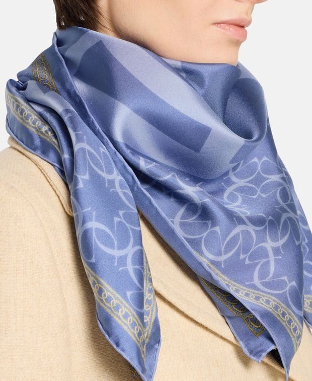 Elie Saab Silk square scarf Size ONE SIZE - 2 Thumbnail