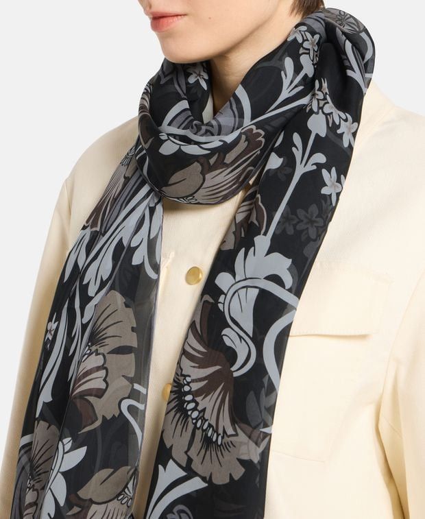 Elie Saab Silk scarf Size ONE SIZE - 2 Thumbnail