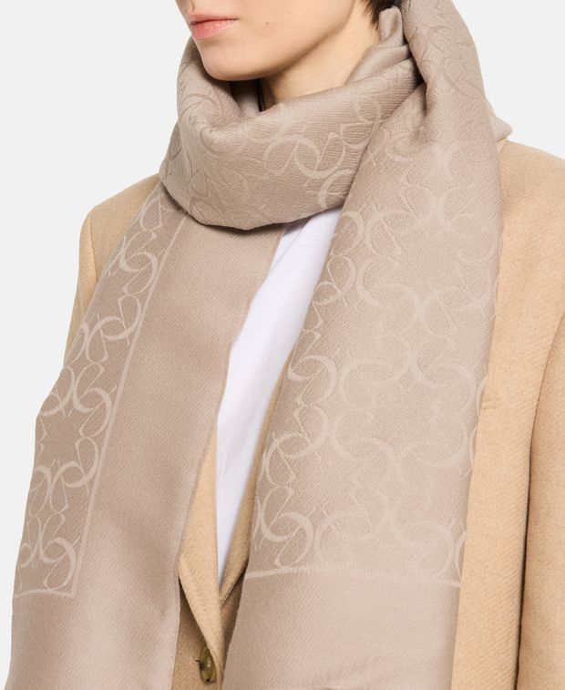 Elie Saab Wool scarf Size ONE SIZE - 2 Thumbnail