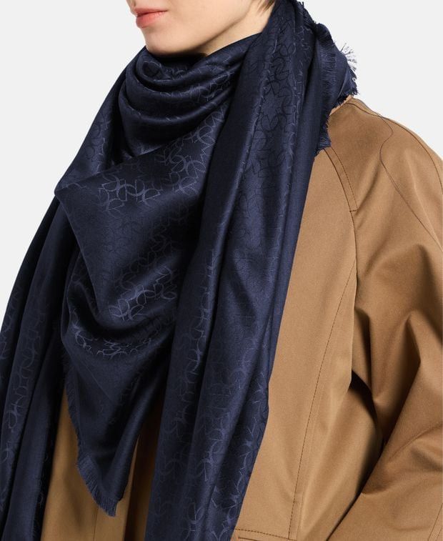 Elie Saab Silk-blend square scarf Size ONE SIZE - 2 Thumbnail