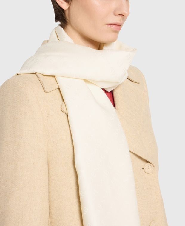 Elie Saab Silk-blend scarf Size ONE SIZE - 2 Thumbnail