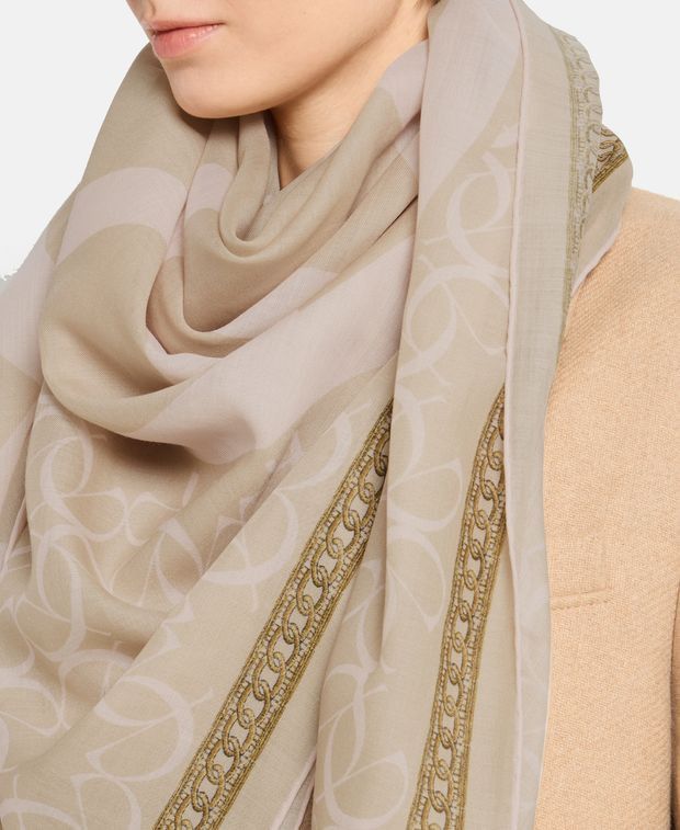 Elie Saab Wool-blend scarf Size ONE SIZE - 2 Thumbnail