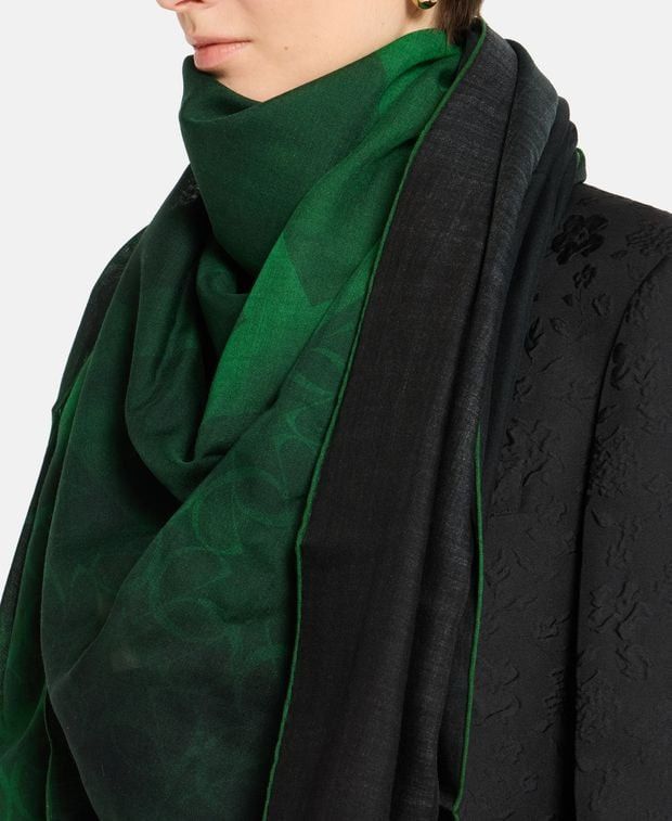 Elie Saab Wool-blend scarf Size ONE SIZE - 2 Thumbnail