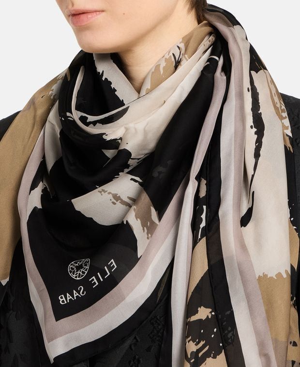 Elie Saab Silk scarf Size ONE SIZE - 2 Thumbnail