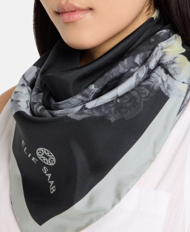 Elie Saab Silk square scarf Size ONE SIZE - 2 Thumbnail