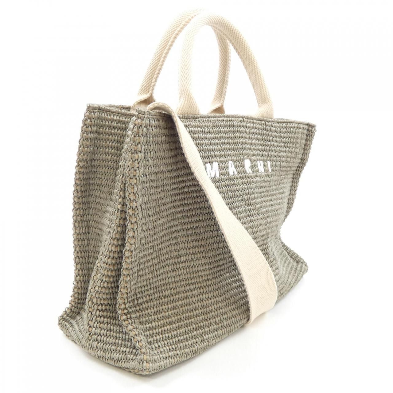 Marni Marni Marni Cotton Nylon Shoulder Bag Textile Tote Bag SHMP0077U0 DUTY FREE for USA Size ONE SIZE - 2 Thumbnail