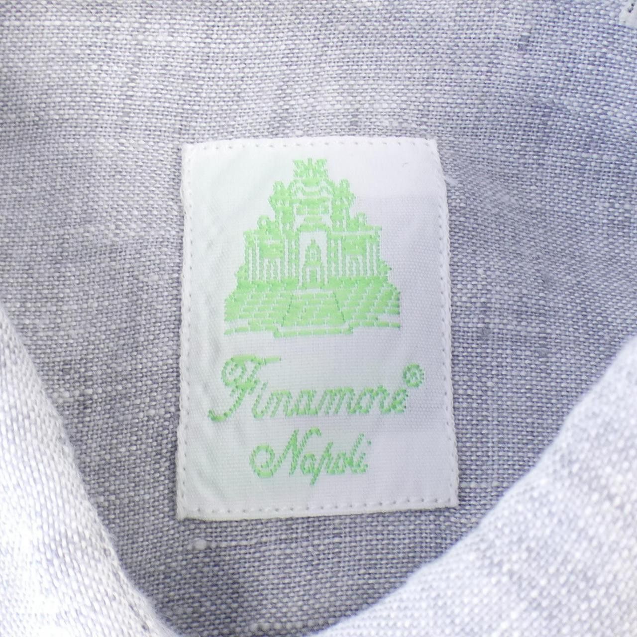 Other Other Finamore Cotton Shirt Textile Dress Shirt DUTY FREE for USA Size ONE SIZE - 4 Thumbnail