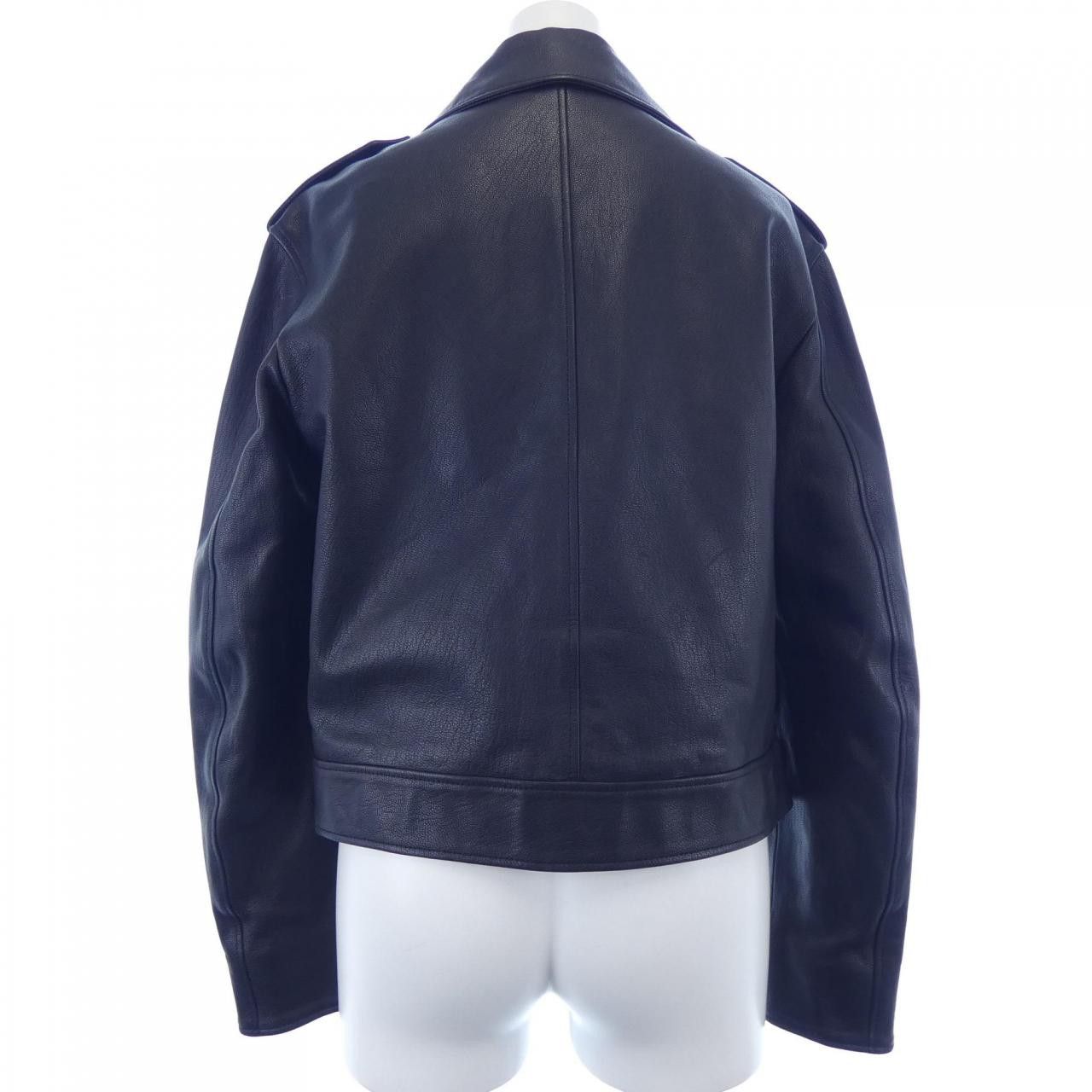 Dior Dior Christian Dior Goat Leather Biker Jacket Leather Outerwear 845V02AL200 DUTY FREE for USA Size ONE SIZE - 2 Thumbnail