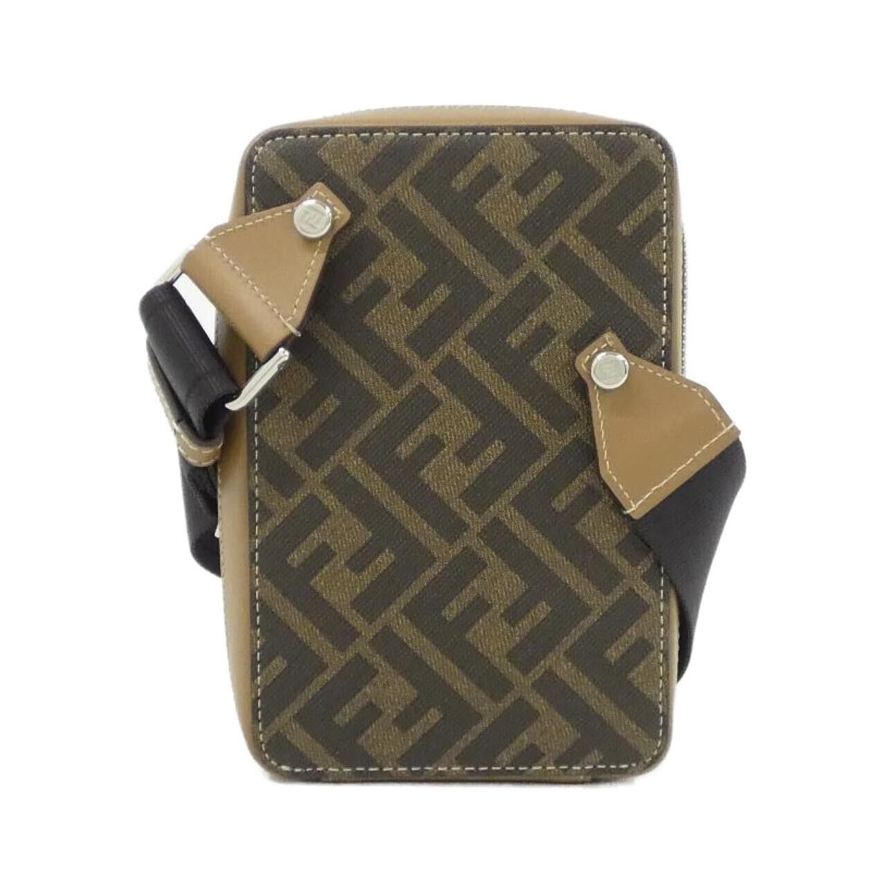 Fendi Fendi Fendi Coated Canvas Leather Shoulder Bag Leather Shoulder Bag 7AS239AFF2 DUTY FREE for USA Size ONE SIZE - 2 Thumbnail