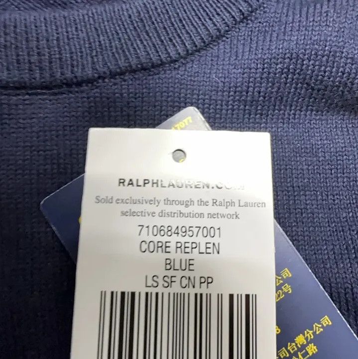 Polo Ralph Lauren Polo Ralph Lauren FW21 Logo Embroidered Crewneck Sweater Size US XXL / EU 58 / 5 - 3 Thumbnail