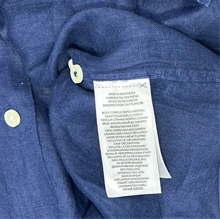 Polo Ralph Lauren Polo Ralph Lauren Men's Logo Collar Button Long-Sleeve Shirt Size US S / EU 44-46 / 1 - 2 Thumbnail