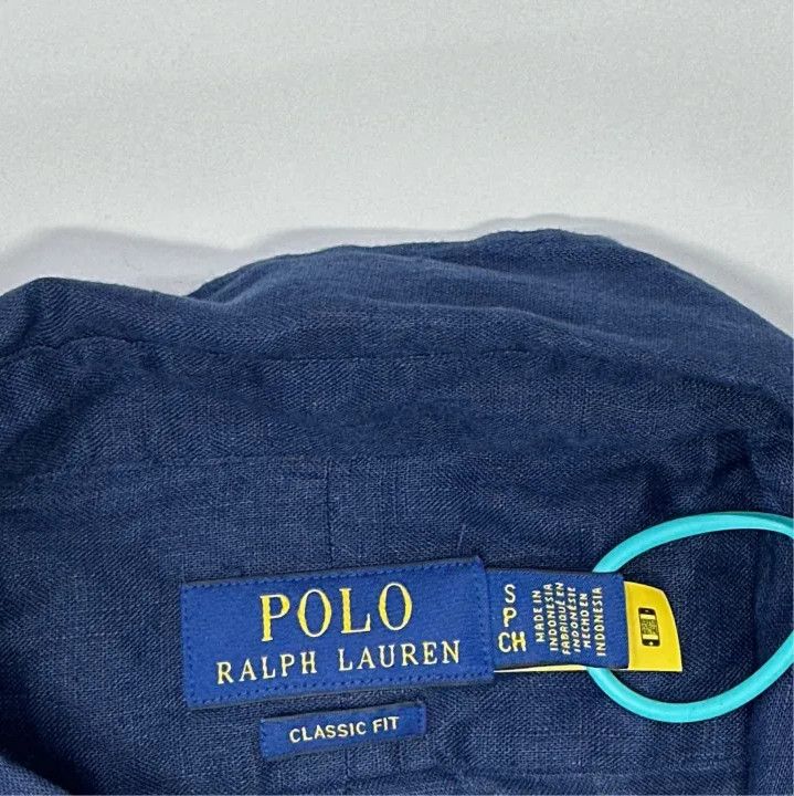 Polo Ralph Lauren Polo Ralph Lauren Men's Logo Collar Button Long-Sleeve Shirt Size US S / EU 44-46 / 1 - 4 Thumbnail