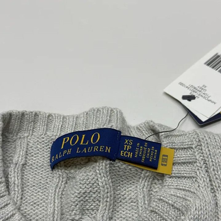 Polo Ralph Lauren Polo Ralph Lauren Men's Solid Cable Knit Sweater Size US XS / EU 42 / 0 - 2 Thumbnail