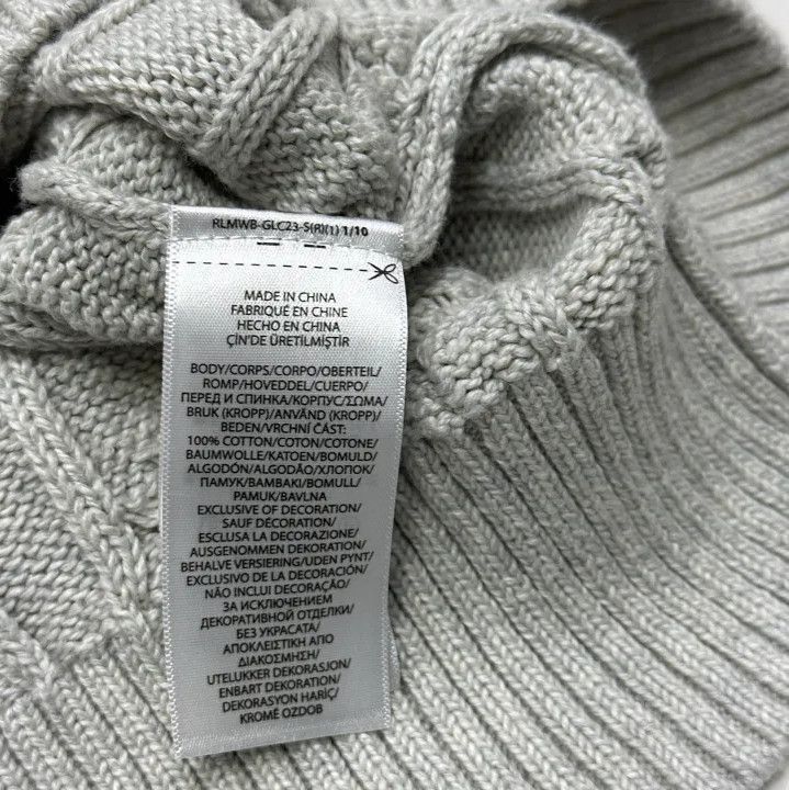 Polo Ralph Lauren Polo Ralph Lauren Men's Solid Cable Knit Sweater Size US XS / EU 42 / 0 - 4 Thumbnail