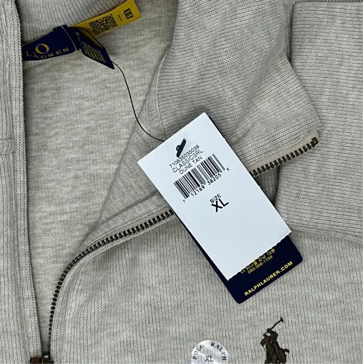 Polo Ralph Lauren Polo Ralph Lauren FW23 Classic Logo Half-Zip Sweatshirt Size US XL / EU 56 / 4 - 4 Thumbnail