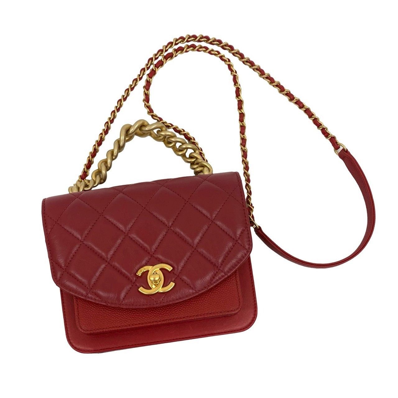 Chanel Chanel CHANEL Small Flap 2way shoulder bag Leather Shoulder Bag DUTY FREE for USA Size ONE SIZE - 2 Thumbnail