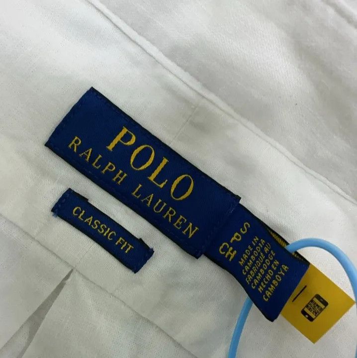 Polo Ralph Lauren Polo Ralph Lauren Pony Logo Long-Sleeve Cotton-Linen Shirt Size US S / EU 44-46 / 1 - 6 Thumbnail