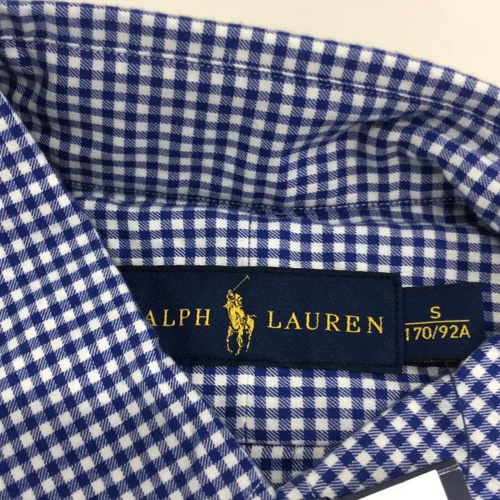 Polo Ralph Lauren Polo Ralph Lauren Men's Blue Plaid Long-Sleeve Shirt Size US S / EU 44-46 / 1 - 6 Thumbnail
