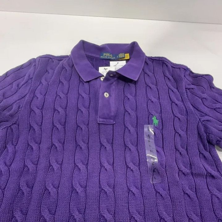 Polo Ralph Lauren Polo Ralph Lauren Purple Pony Logo Short-Sleeve Polo Size US L / EU 52-54 / 3 - 8 Thumbnail