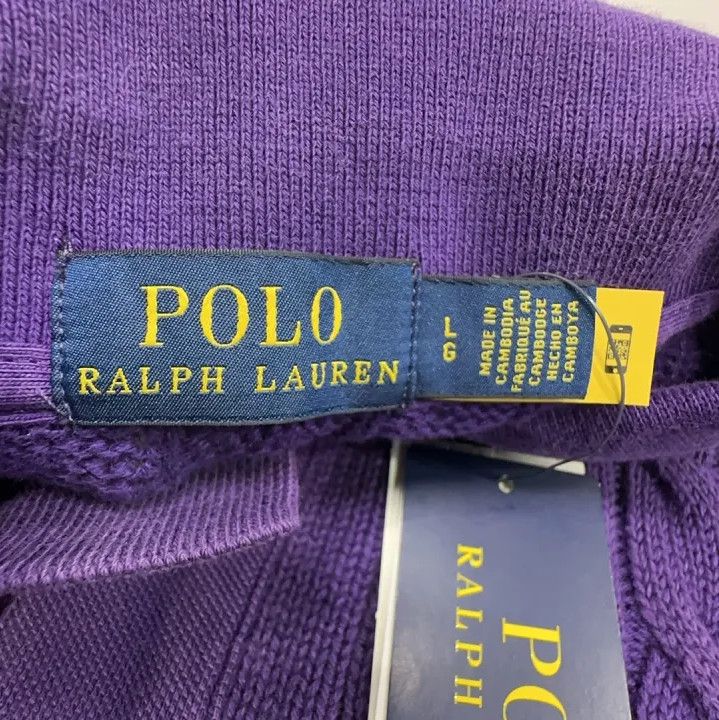 Polo Ralph Lauren Polo Ralph Lauren Purple Pony Logo Short-Sleeve Polo Size US L / EU 52-54 / 3 - 4 Thumbnail
