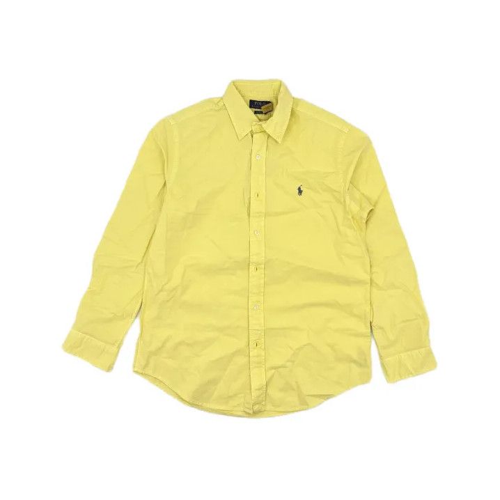 Polo Ralph Lauren Polo Ralph Lauren Solid Logo Embroidered Long-Sleeve Shirt Size US M / EU 48-50 / 2 - 2 Thumbnail