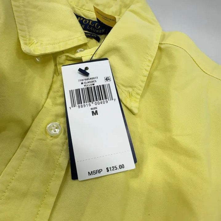 Polo Ralph Lauren Polo Ralph Lauren Solid Logo Embroidered Long-Sleeve Shirt Size US M / EU 48-50 / 2 - 6 Thumbnail